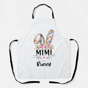 Cute Mimi Bunny T-shirt Paasfamilie Matching Outfi Schort
