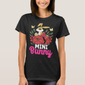 Cute Mini Bunny Easter Bunny Eggs Happy Easter T-shirt (Voorkant)