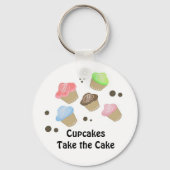 Cute Mini Cupcakes Sleutelhanger (Voorkant)