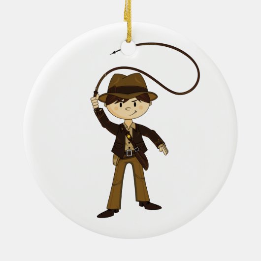 Cute Mini Explorer Ornament (Achterkant)