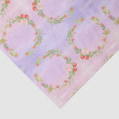 Cute Mini Flower Wreath  Tissuepapier (Detail)