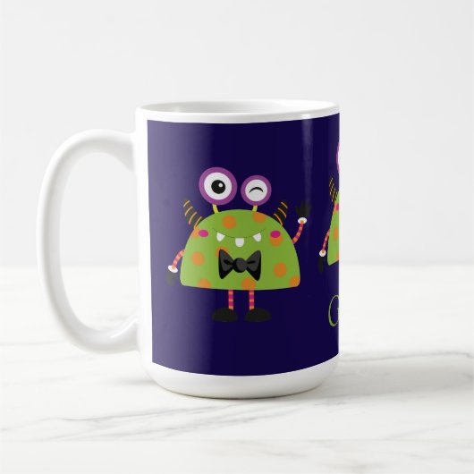 Cute, mini monster koffiemok (Links)