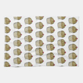 Cute Mini Muffins Patroon Theedoek (Horizontaal)