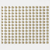 Cute Mini Muffins Pattern Fleece Deken (Voorkant (Horizontaal))