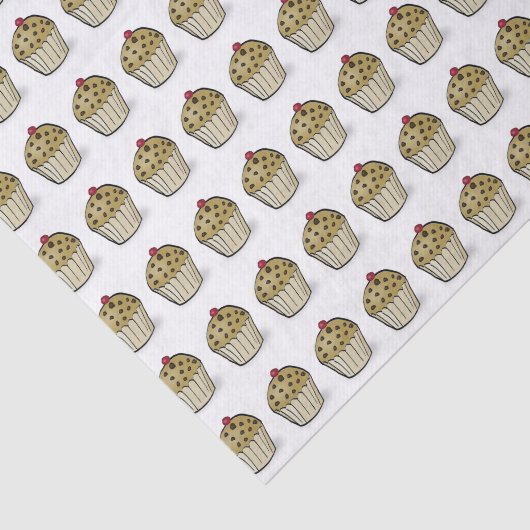 Cute Mini Muffins Pattern Tissuepapier (Detail)