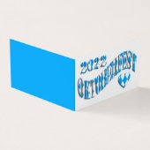 Cute Mini Party Invitation Oktoberfest 2022 Visitekaartje (Buitenkant)