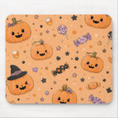 Cute Mini Pompoen Halloween Muismat (Voorkant)