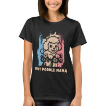 Cute Mini Poodle Mama T-Shirt – Perfect Mom Gift