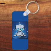 Cute Mini Robot Sleutelhanger (Achterkant)