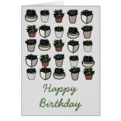 Cute mini succuled Patroon (Voorkant)