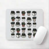 Cute mini succuled Patroon Muismat (Met muis)