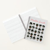 Cute mini succuled Patroon Notitieboek (Binnen)