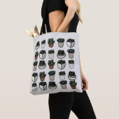 Cute mini succuled Patroon Tote Bag (Dichtbij)