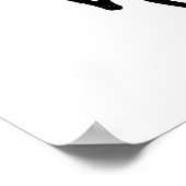 Cute Miniature Schnauzer Dog Cartoon Poster (Hoek)