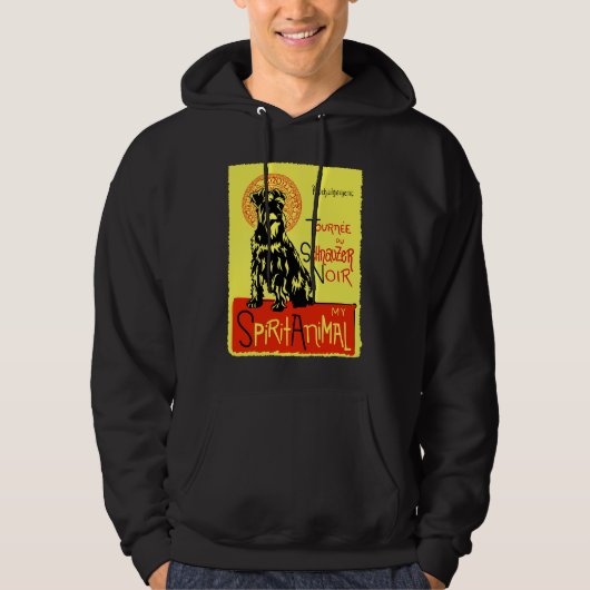 Cute Miniature Schnauzer Dog Mini Schnauzer Hoodie (Voorkant)