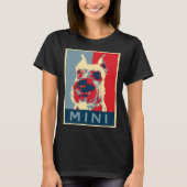 Cute Miniature Schnauzer Election T-shirt (Voorkant)