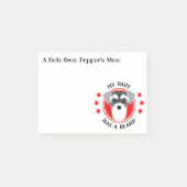 Cute Miniature Schnauzer Mam of Pap Post-it® Notes (Voorkant)