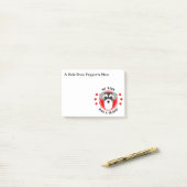 Cute Miniature Schnauzer Mam of Pap Post-it® Notes (Op bureau)