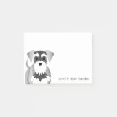Cute Miniature Schnauzer Post-it® Notes (Voorkant)