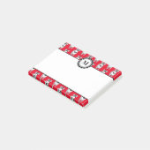 Cute Miniature Schnauzer Puppy Pattern Post-it® Notes (Schuin)