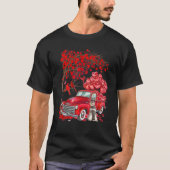Cute Miniature Schnauzer Truck Valentine Love Tree T-shirt (Voorkant)