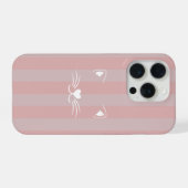 Cute Minimaal Kitty Illustratie Phonehoes iPhone Hoesje (Achterkant horizontaal)