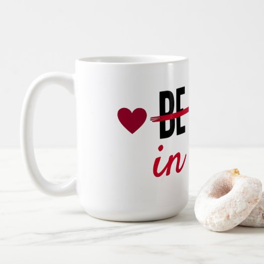 Cute Minimal Aesthetic Mug for Daily Use Koffiemok (Met donut)