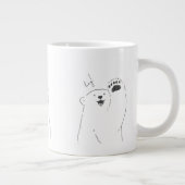 cute minimal design mug grote koffiekop (Rechts)