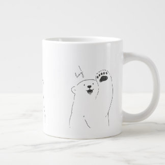 cute minimal design mug grote koffiekop