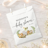 Cute Minimal Oerwoud Safari Baby shower Party Bedankzakje (Geknipt)