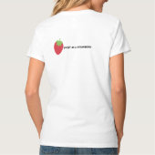 Cute Minimal Strawberry clothing T-shirt (Achterkant)