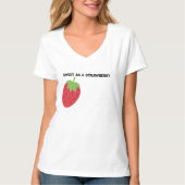 Cute Minimal Strawberry clothing T-shirt (Voorkant)