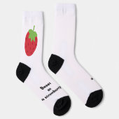 Cute Minimal Strawberry Socks Sokken (Rechts)
