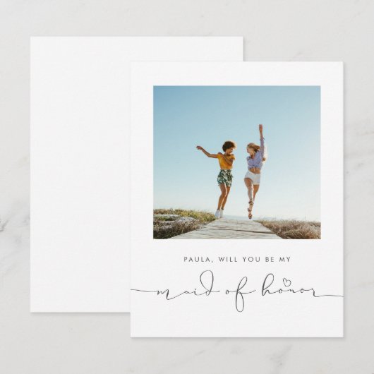 Cute Minimalist Bent u mijn vriend van de eervolle (Voorkant / Achterkant)