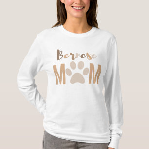Cute Minimalist Bernese Dog mama T-shirt