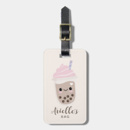 Cute Minimalist Boba Bubble Tea Bagagelabel