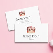Cute Minimalist Cake Bakery geïllustreerd Visitekaartje