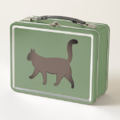 Cute Minimalist Cat Graphic | Simple Walking Cat  (Voorkant)