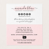 Cute minimalist fotograaf camera Hartelijk dank Kaart (Binnenkant ongevouwen)