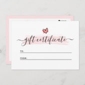 Cute minimalist fotograaf kaartje kaart (Voorkant / Achterkant)