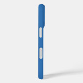 Cute Minimalist Monogram Letter in het Frans Blue Case-Mate iPhone Case (Achterkant / Rechts)
