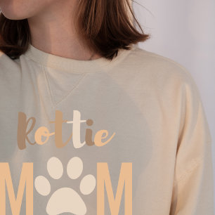 Cute Minimalist Rottie Rottweiler Dog mama T-shirt