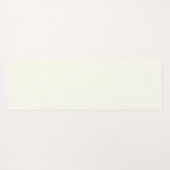 Cute Minimalist Sage Cream Floral Pattern Yogamat (Achterkant (horizontaal))