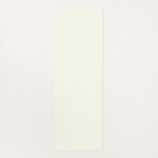 Cute Minimalist Sage Cream Floral Pattern Yogamat (Achterkant)