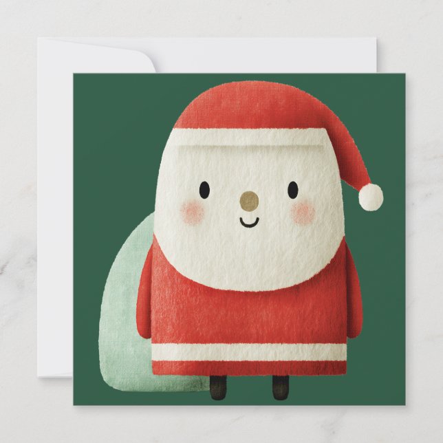 Cute Minimalist Santa Claus (Voorkant)