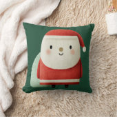 Cute Minimalist Santa Claus Kussen (Deken)