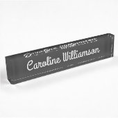 Cute Minimalist Script Typography Name Black White Naambordje