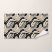 Cute minimalist tiled pattern  bad handdoek (Handdoek)