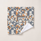 Cute minimalist tiled pattern  bad handdoek (Wasdoekje)