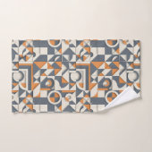 Cute minimalist tiled pattern  bad handdoek (Handdoek)